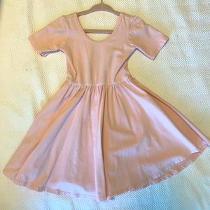 Alice + Ames Petal Pink cotton twirl dress. Size 3.